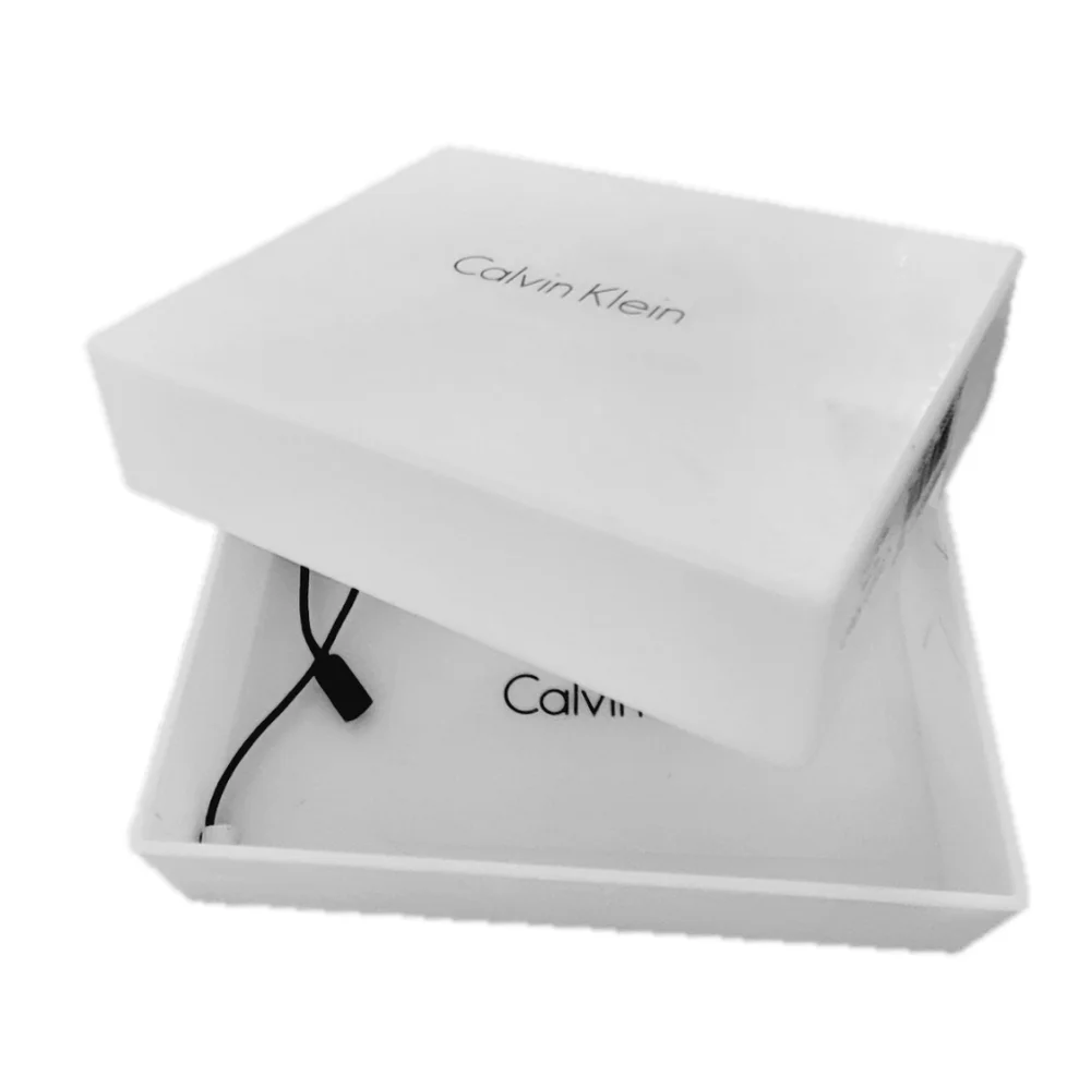 Calvin Klein White Hardcase Billfold Box (Empty)